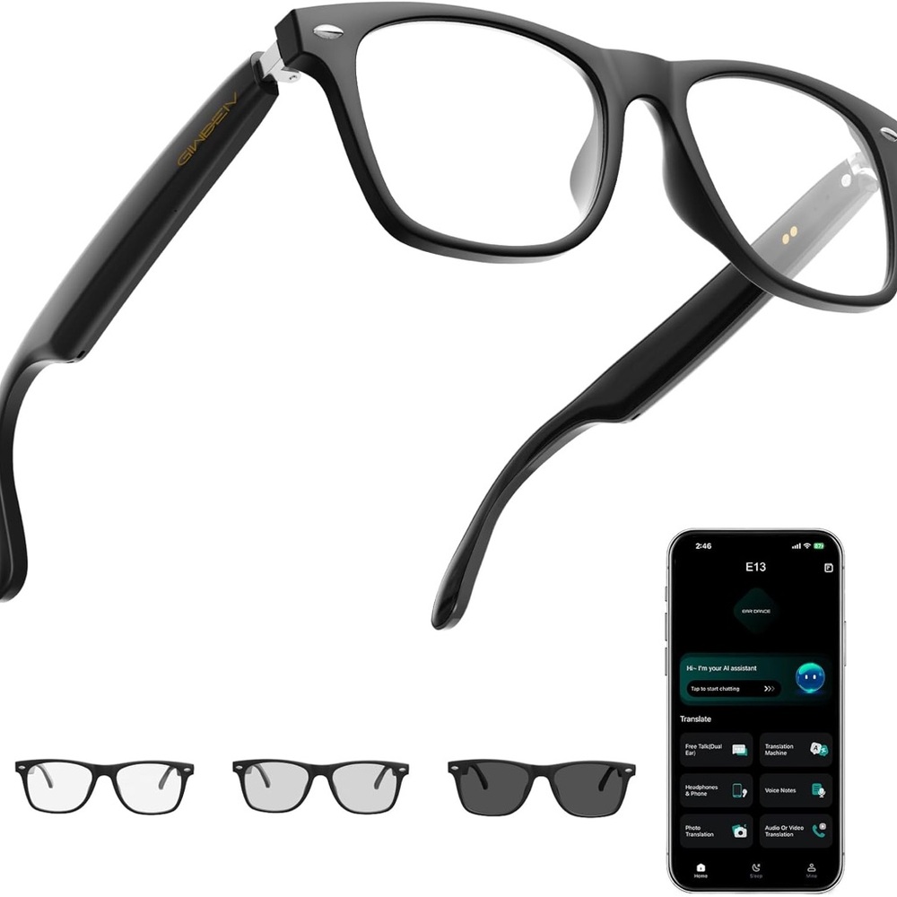 Smart Audio Glasses - Black